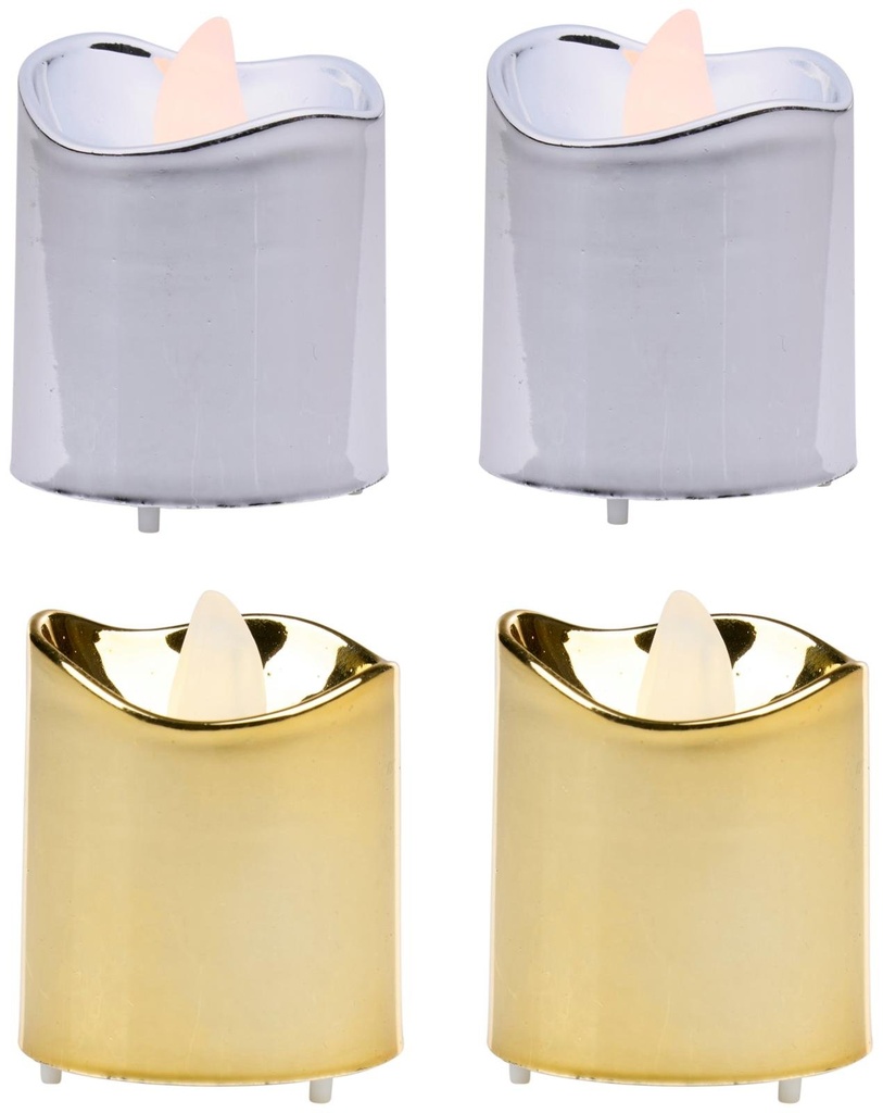 GRUNDIG Christmas LED Candle Ø4x4.5cm Warm Light