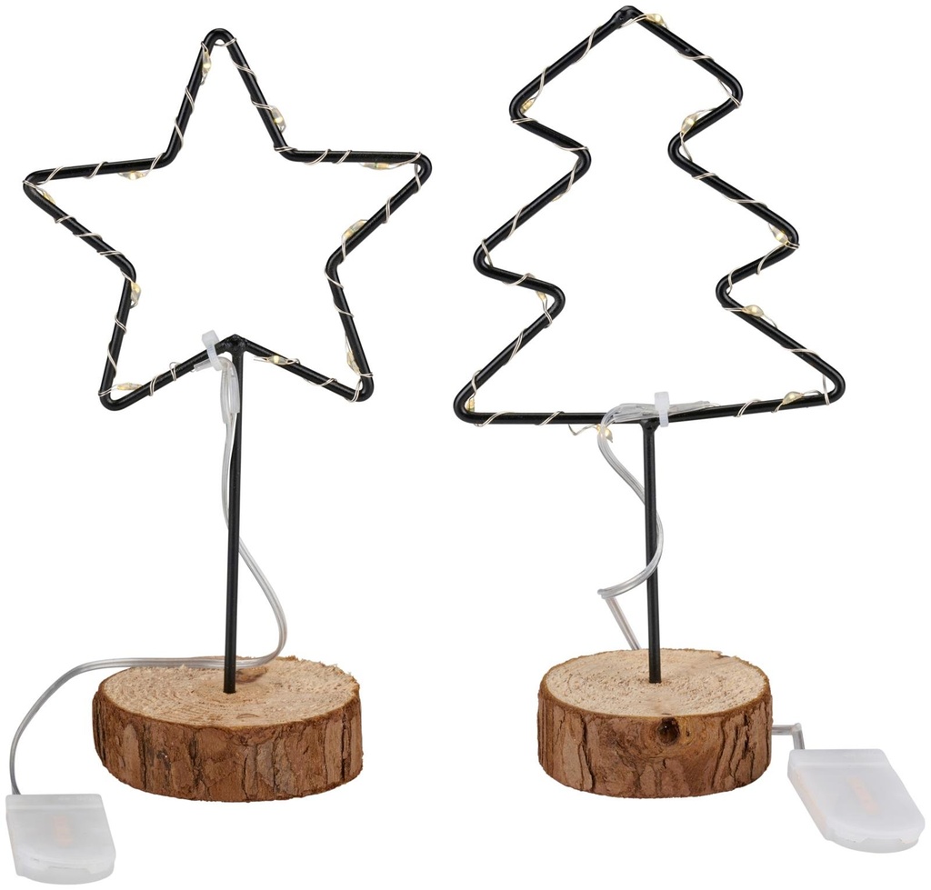 GRUNDIG Christmas Light Star/Tree Shape 14x8x23cm