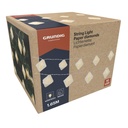 GRUNDIG String Light Paper Diamonds 1.65m 10 LED