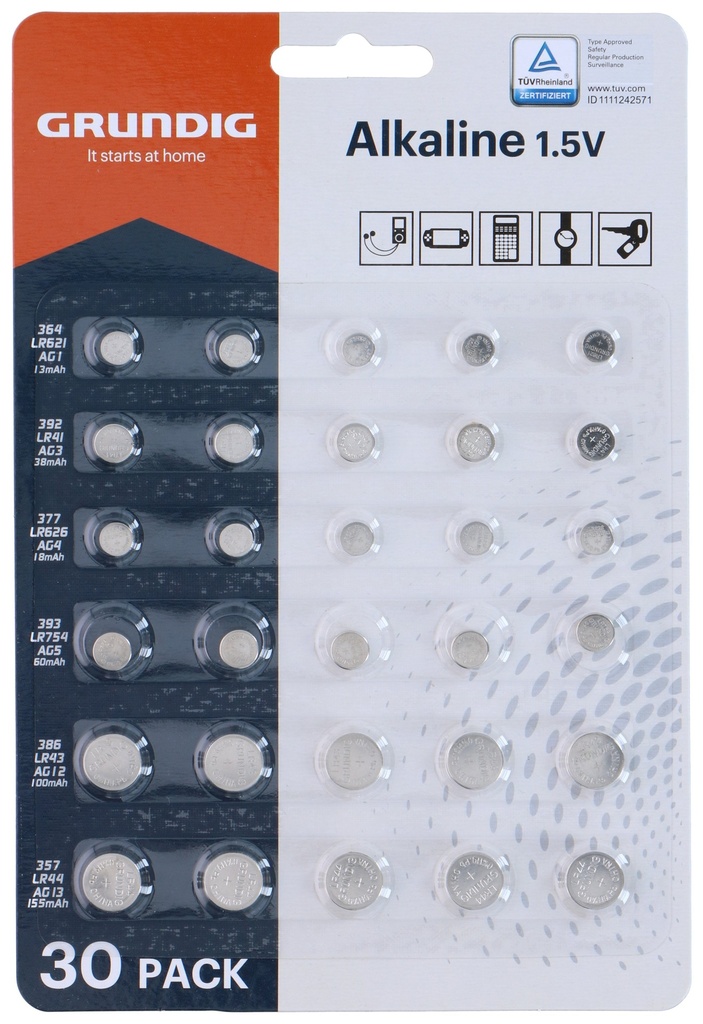 GRUNDIG Battery Button Cell AG Multi-Type