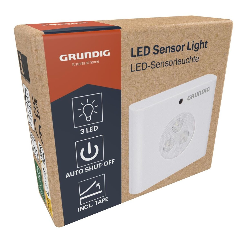 [871125234737] GRUNDIG Motion Sensor Night Light 3 LED
