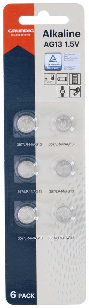 GRUNDIG Button Cell Battery AG13 1.5V 155mAh