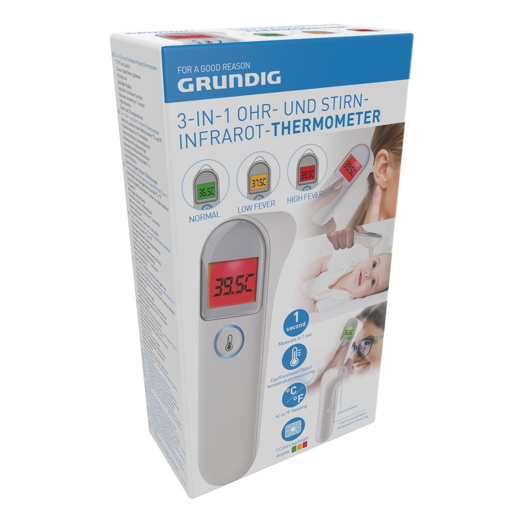 GRUNDIG 3-in-1 Infrared Thermometer
