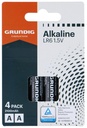 GRUNDIG Battery Alkaline AA/LR6 2100mah 4pc