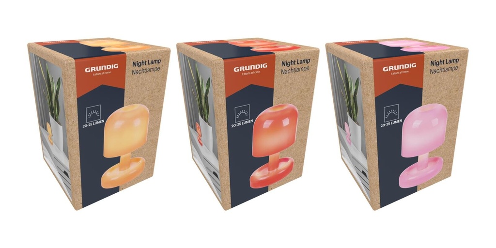 GRUNDIG Decorative Night Light 7.5x7.5x10.6cm