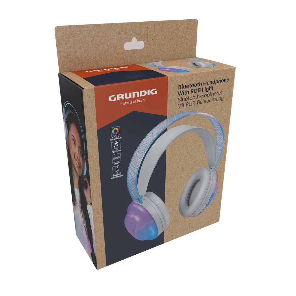 GRUNDIG RGB Headphone 200mAh