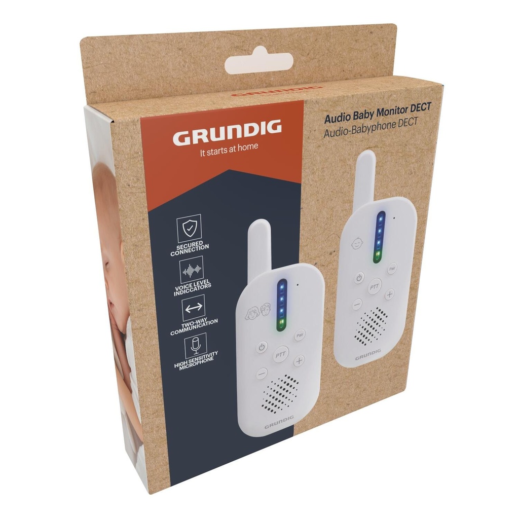 GRUNDIG Wireless Digital Audio Baby Monitor 2.4Ghz