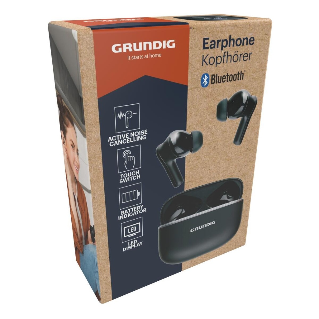 GRUNDIG Wireless Earphones BT ANC 300mAh