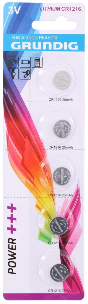 GRUNDIG Button Cell Battery CR1216 3V