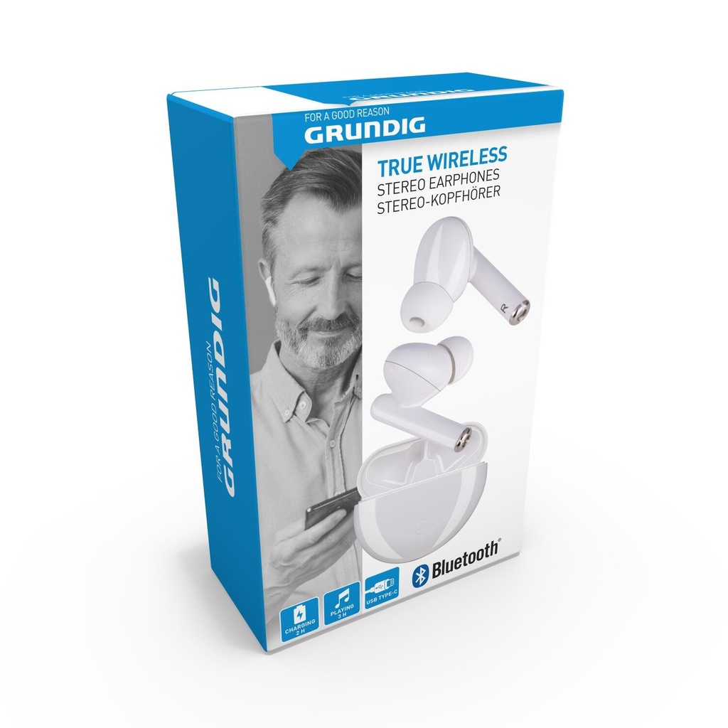 GRUNDIG Wireless Earbuds TWS 350mAh Bluetooth