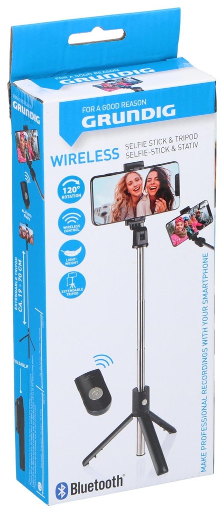 GRUNDIG Selfie Stick Bluetooth and Tripod