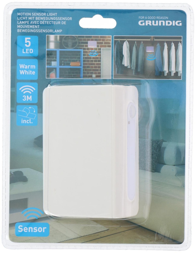 GRUNDIG Motion Sensor Light 5 LED