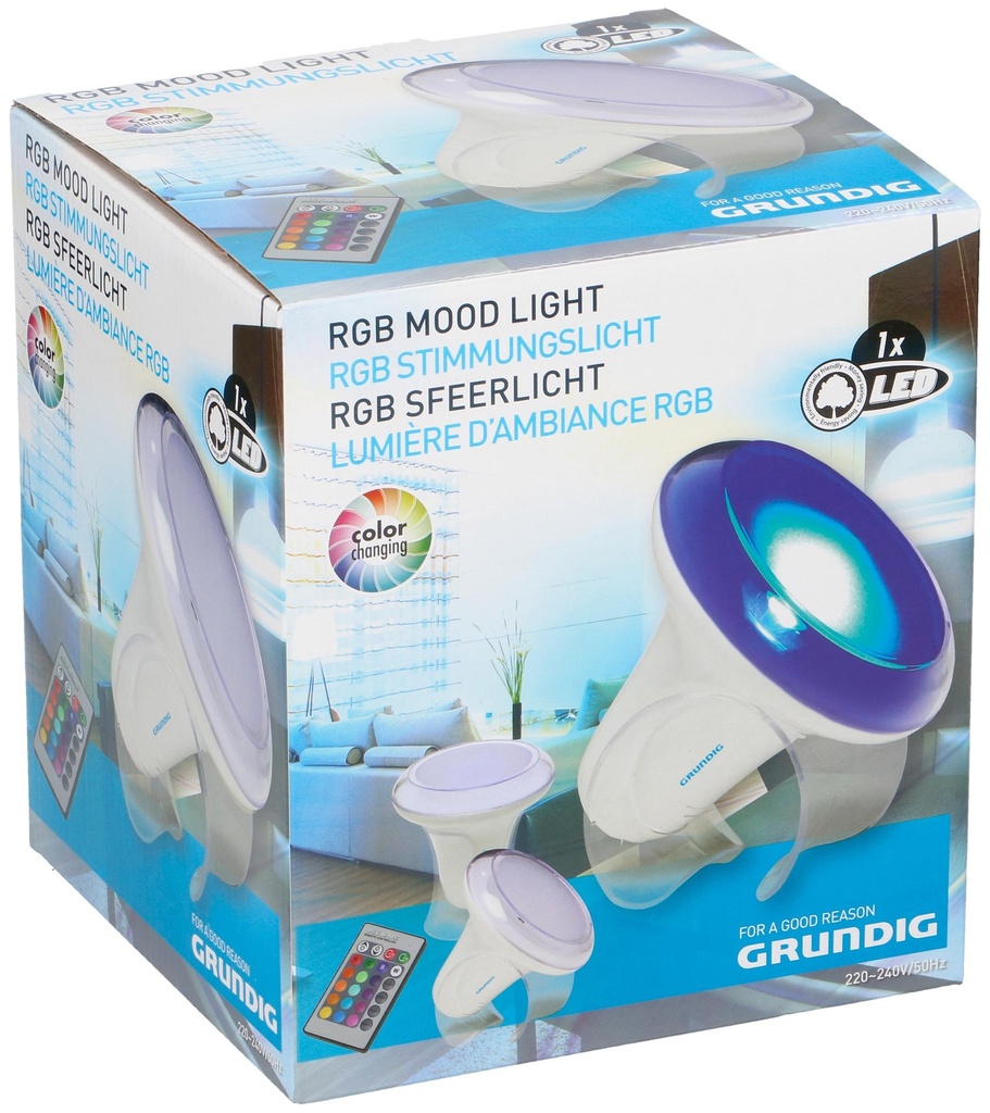 GRUNDIG Mood Led Lamp 16x15.5cm