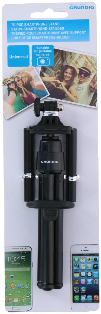[871125207176] GRUNDIG Smartphone Tripod Stand 30cm Black