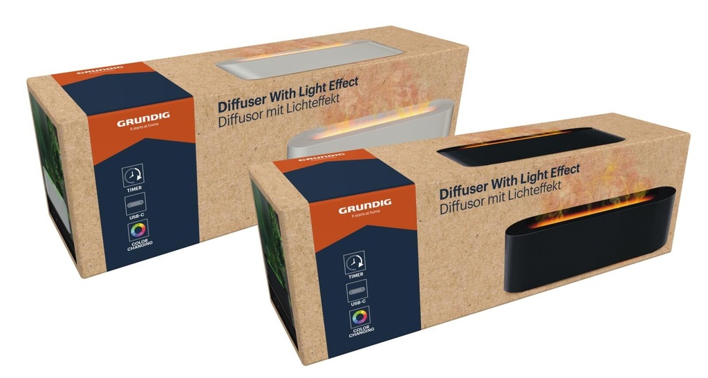 GRUNDIG Diffuser With Flame Light Effect