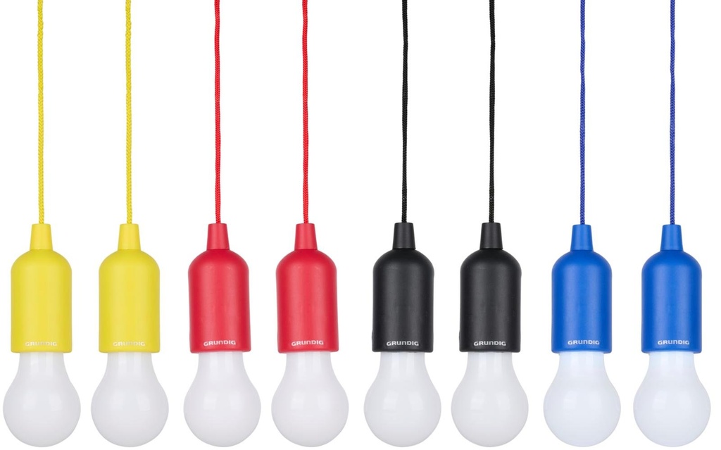 [871125236000] GRUNDIG Retro LED Lamp with 100cm Rope