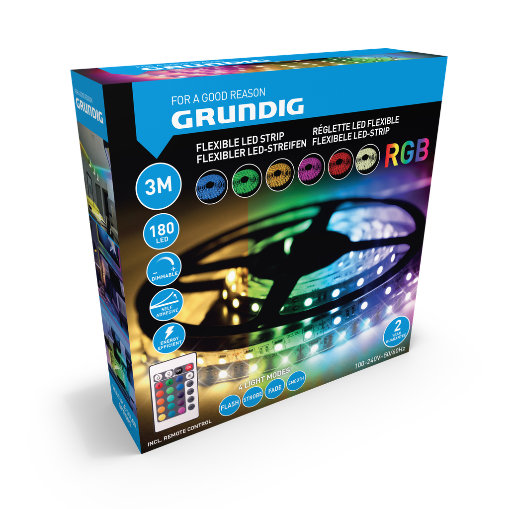 GRUNDIG LED Strip RGB 60LED/m 3M