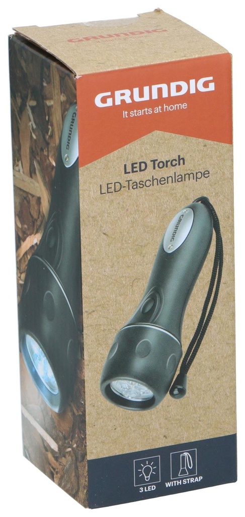 GRUNDIG LED Torch 3 LED Ø5.3xh16cm