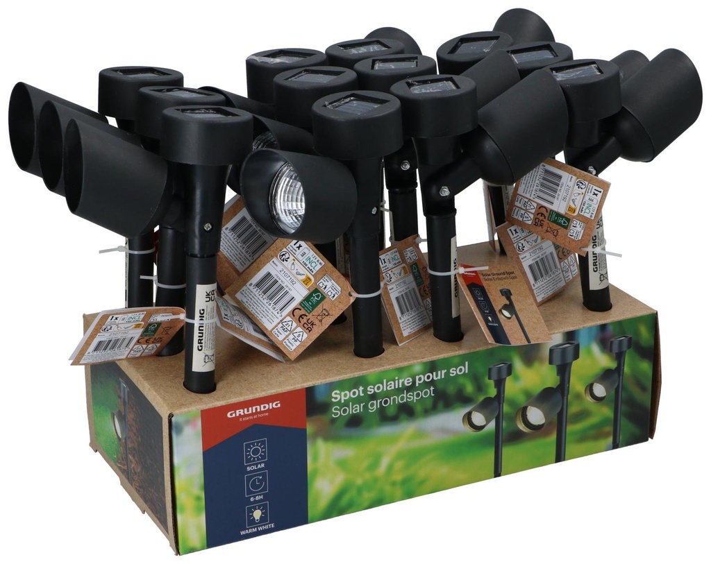 GRUNDIG Solar ground spot garden light