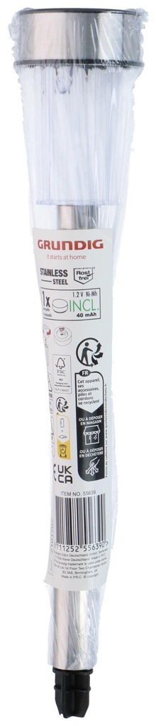GRUNDIG Solar Garden Spike LED D4.7xH36.5cm