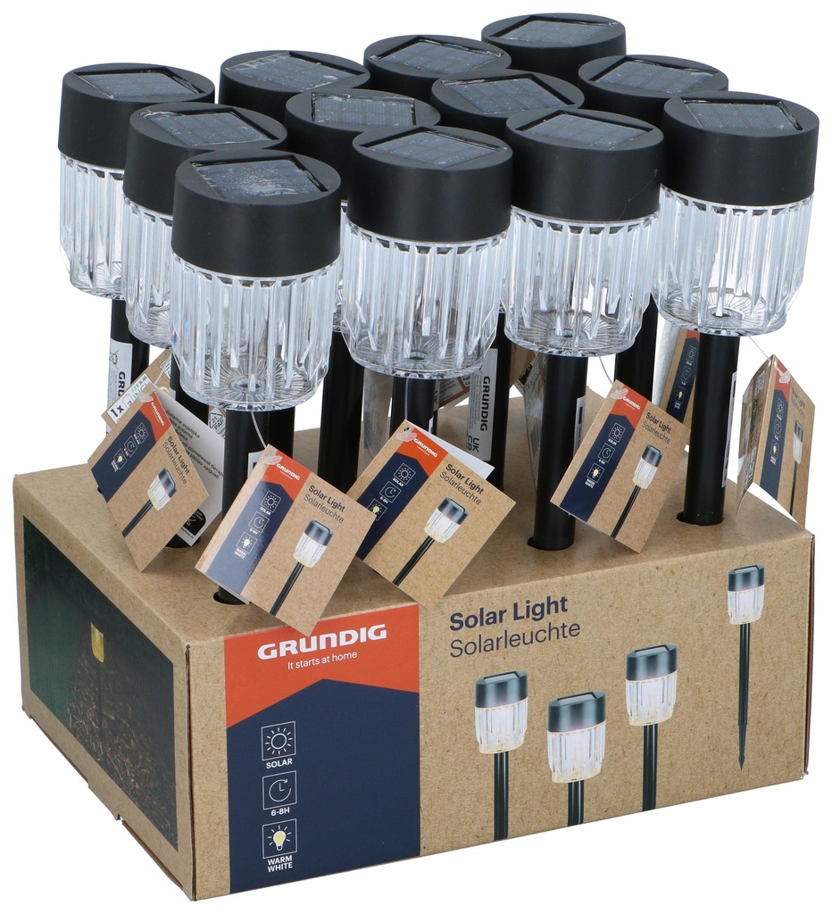 GRUNDIG Solar Garden Spike Light Ø7xh32cm