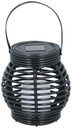 GRUNDIG Lantern Light Solar Ø15x16cm Flame Effect 36xLED
