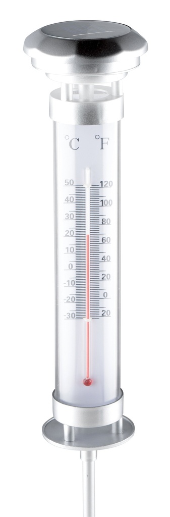 GRUNDIG Solar Light Thermometer 9x57cm LED