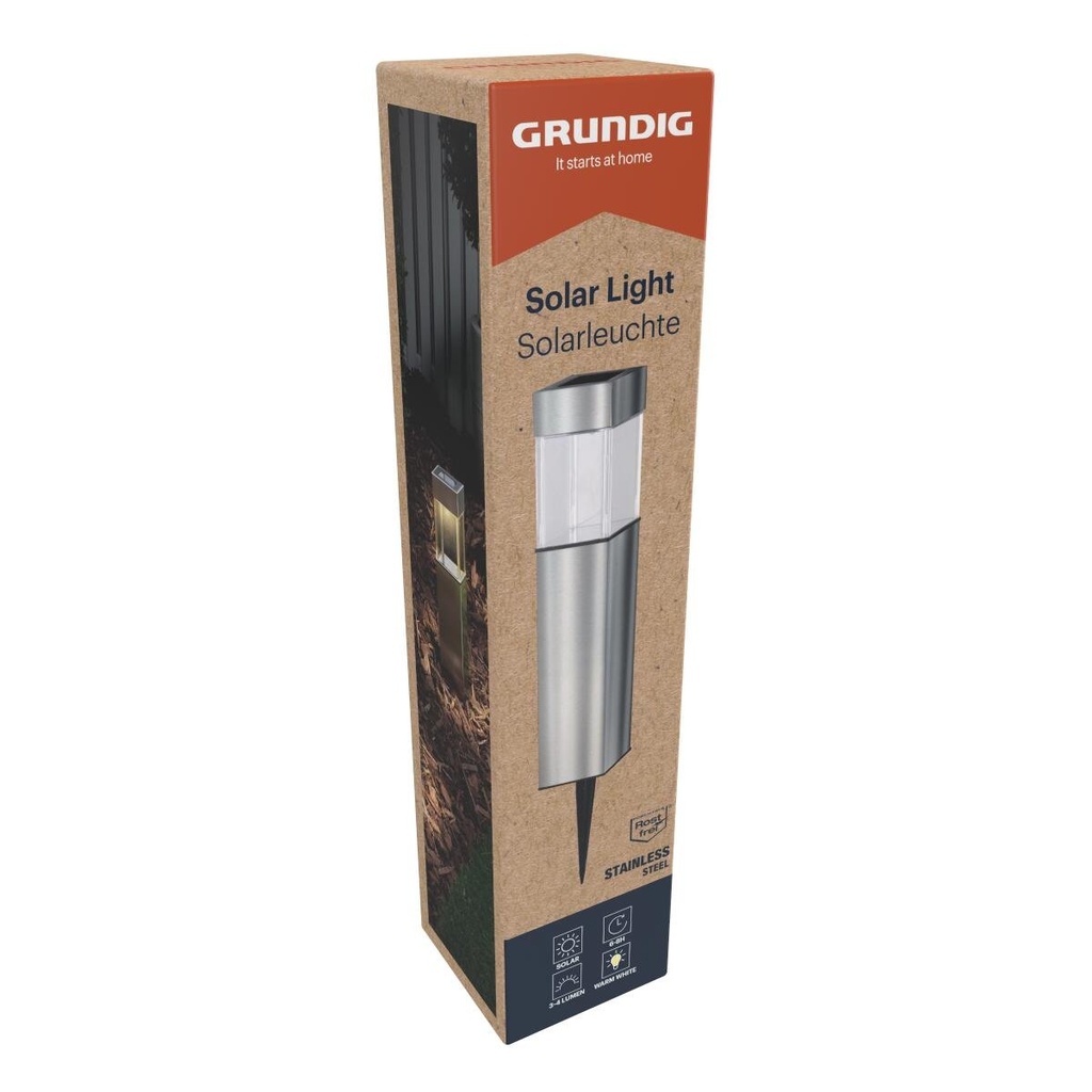 GRUNDIG Solar Garden Light Square LED