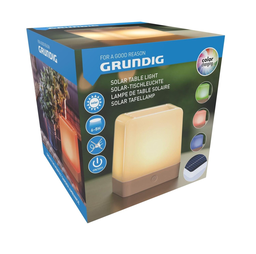 GRUNDIG Solar Garden Light Multiple Colours