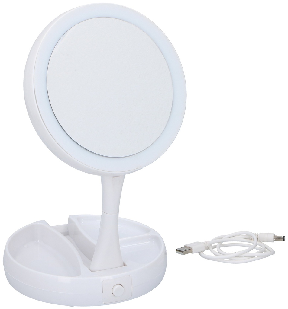 GRUNDIG Cosmetic Mirror 12 LED Foldable 10x/1x