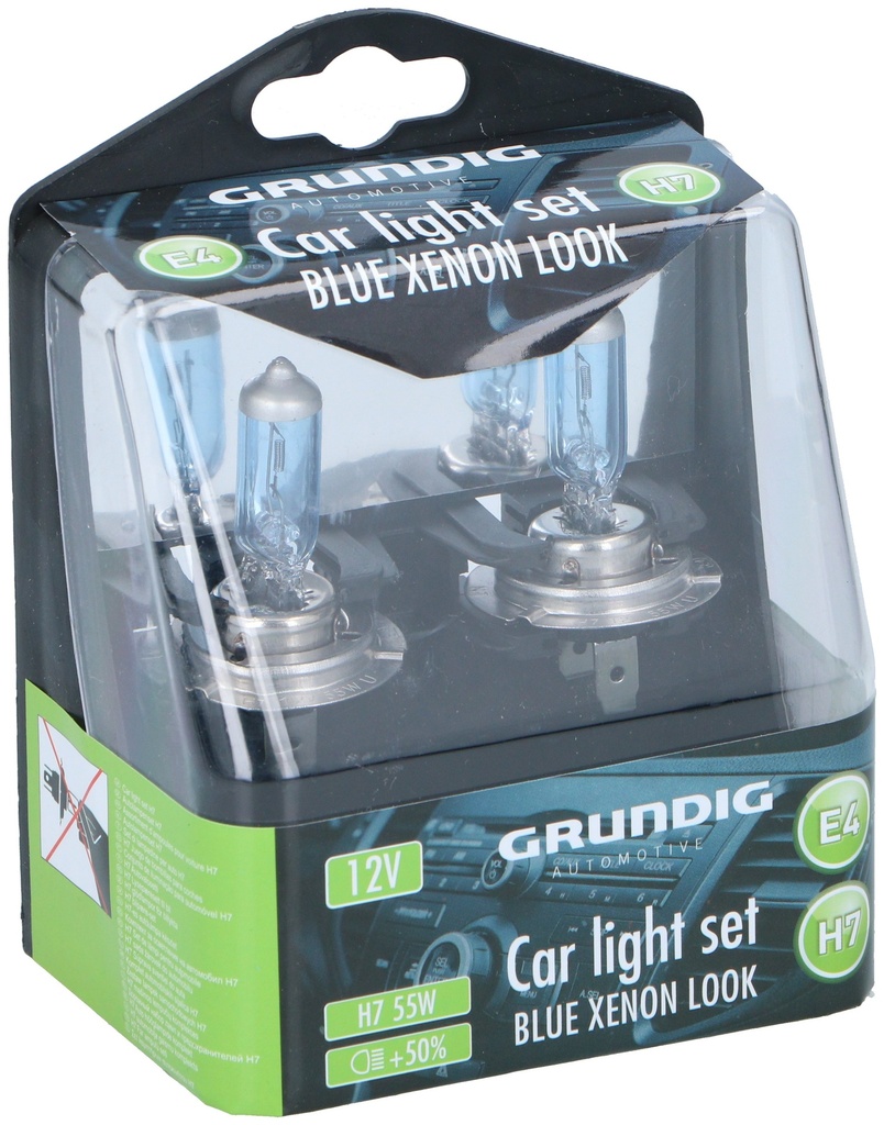 GRUNDIG AUTOMOTIVE Car Bulb Set Xenon Blue 55W E4 12V