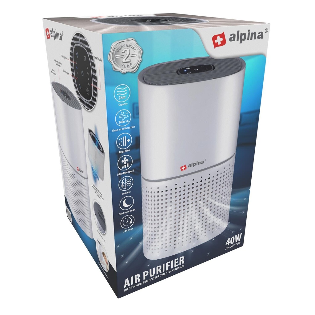 ALPINA Air Purifier 230V 50W 240 m³/h