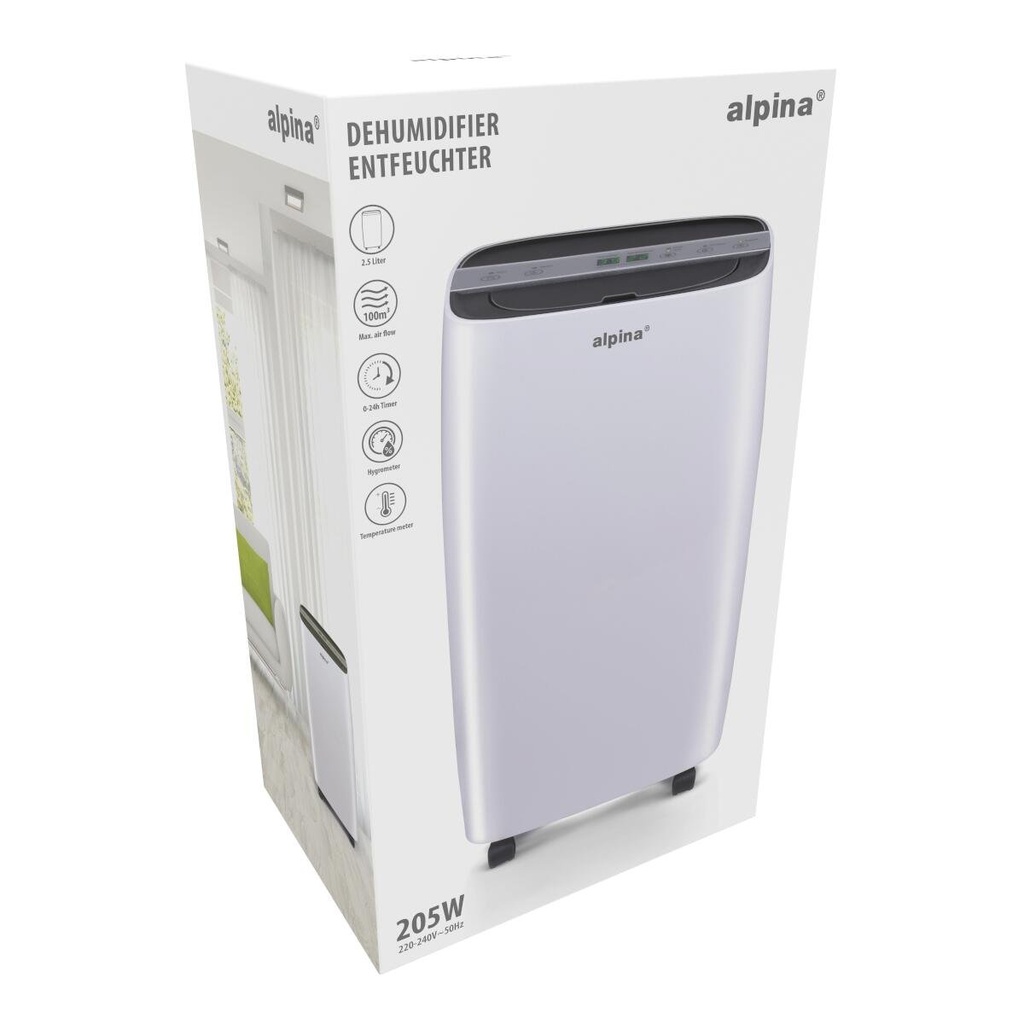 ALPINA Dehumidifier 230V 220W