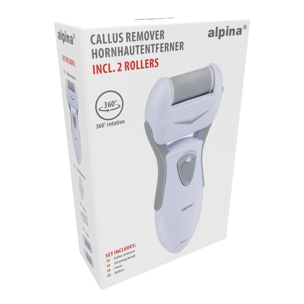 ALPINA Electric Callus Remover Wet/Dry