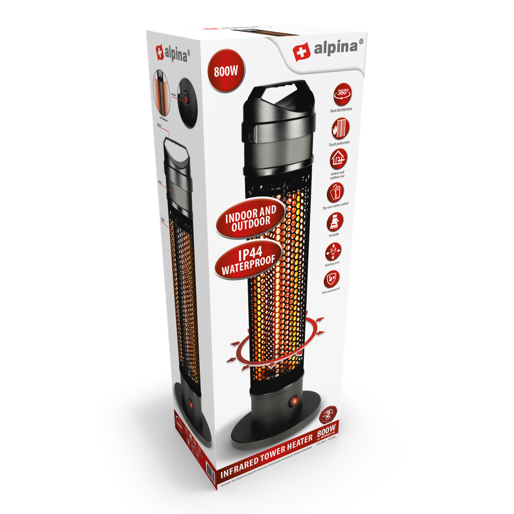 ALPINA Heater infrared 800W