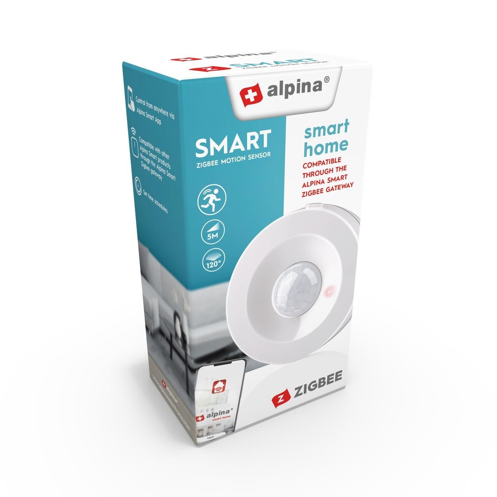 ALPINA Smart PIR Motion Sensor 3V Zigbee