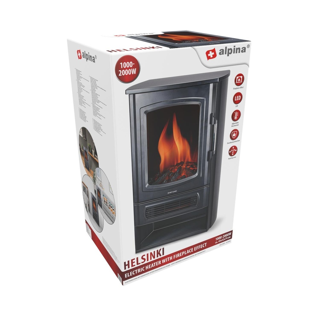 ALPINA Electric Heater Helsinki 2000W 230V
