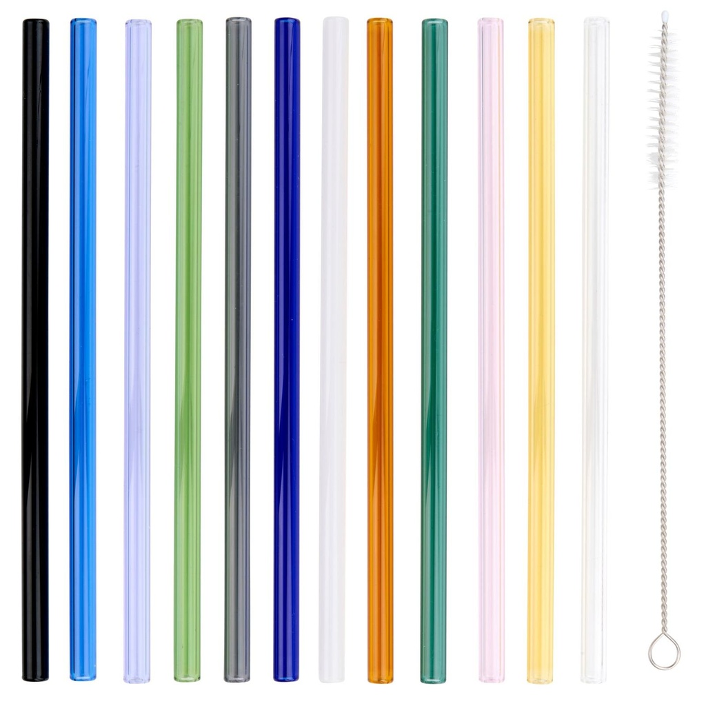 [871125250404] ALPINA Reusable Drinking Straws Ø0.8x20cm