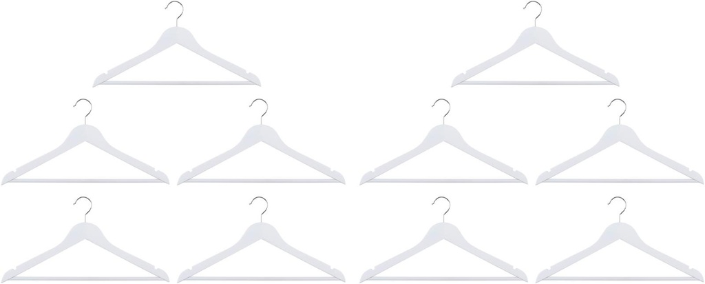 ALPINA White Clothes Hanger 44x23cm
