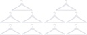 ALPINA White Clothes Hanger 44x23cm