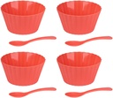 ALPINA Ice Cream Bowl 10.5x5.5cm Mixed Colours