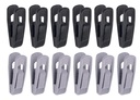 ALPINA Clothes Hanger Clips Black/Grey