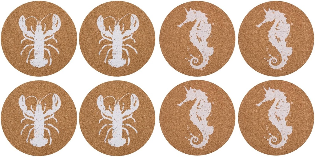 ALPINA Coaster Ø18cm Sea Life Design