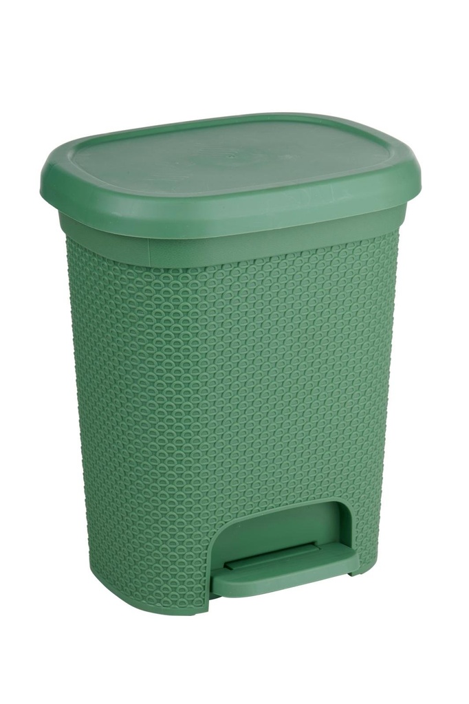 [871125232273] ALPINA Dustbin 25x19.5x30.2cm Green