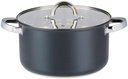 ALPINA Cooking Pot with Lid Ø24cm 6.1L Induction