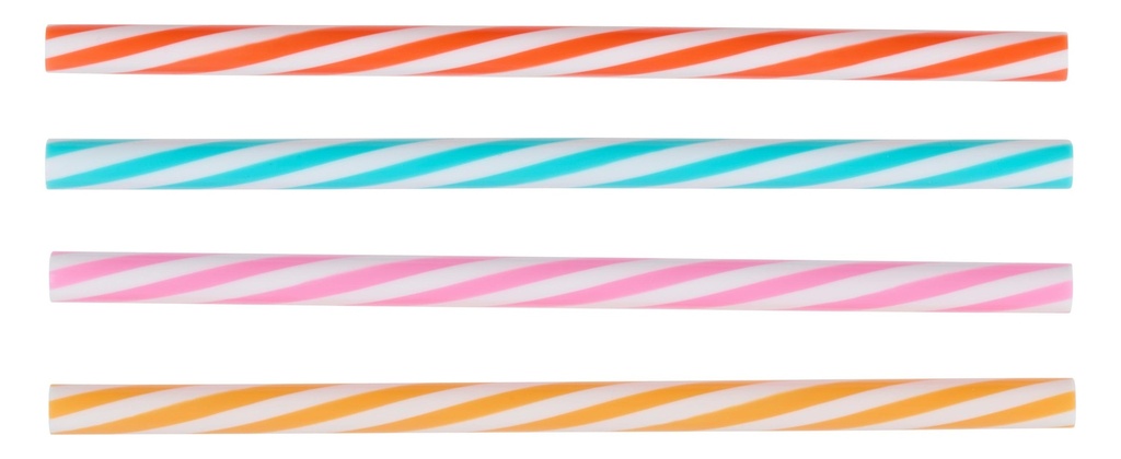 ALPINA Drinking Straws Ø0.7x15cm Multicolour