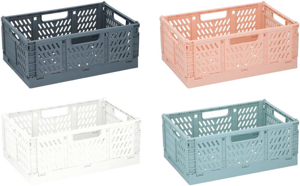 ALPINA Foldable Storage Crate 30.5x19.7x12.5cm