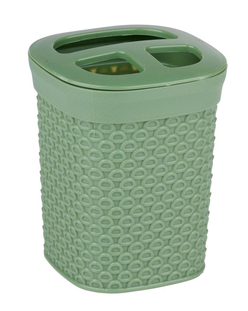 ALPINA Tooth Brush Holder 9x9x11cm Green
