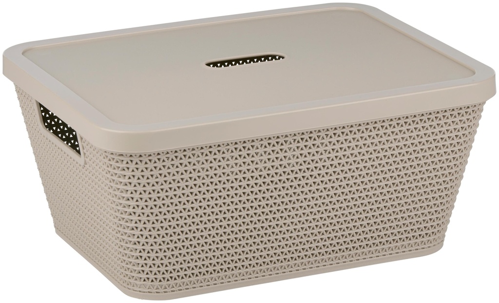 ALPINA Storage Basket With Cover 30x23.9x13.1cm