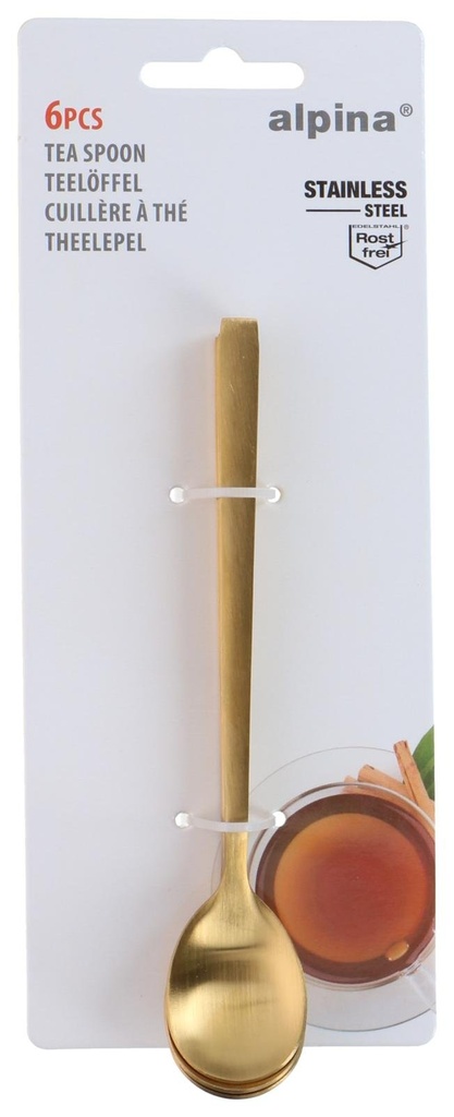 ALPINA Teaspoon gold 14.7cm